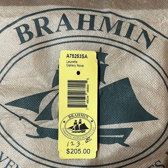 Brahmin Brown and Tan Snakeskin Clutch - Picture 2 of 4